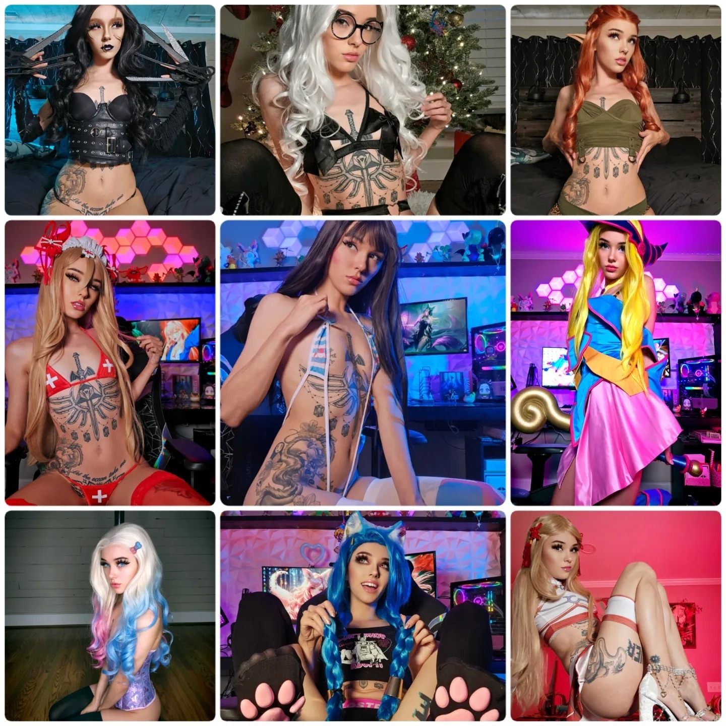 nude xzeldababexx costumes